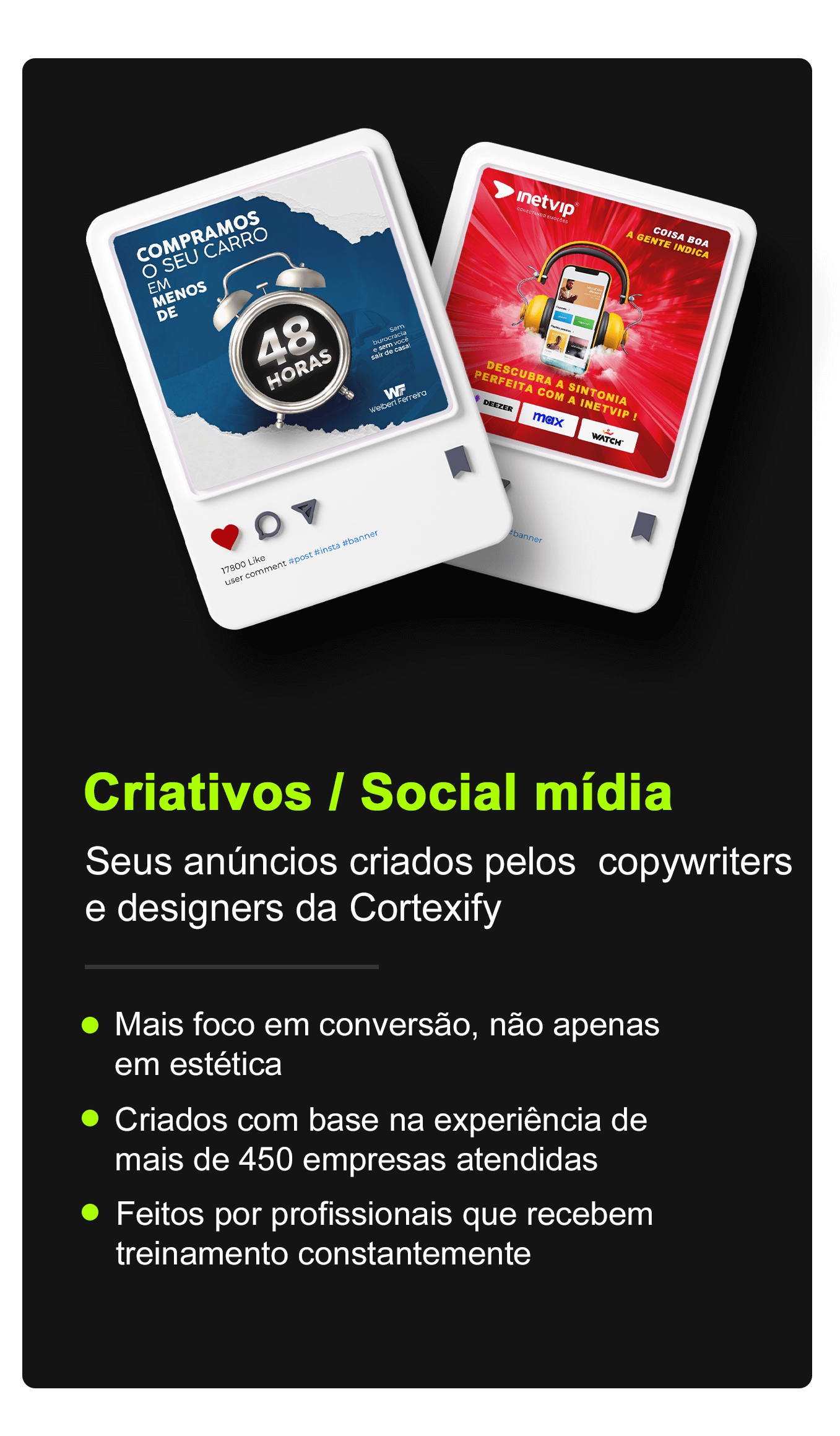 Criativos/ social media